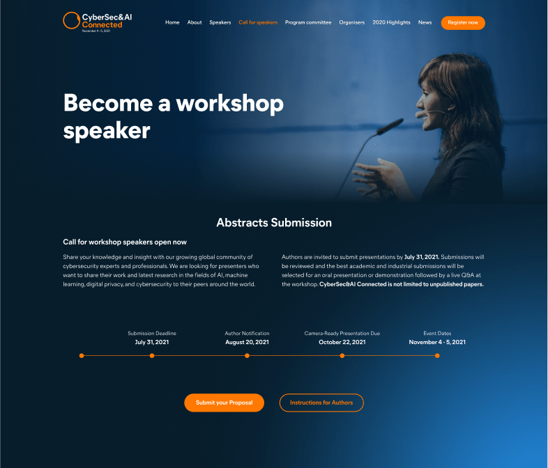 Avast CyberSec website design detail