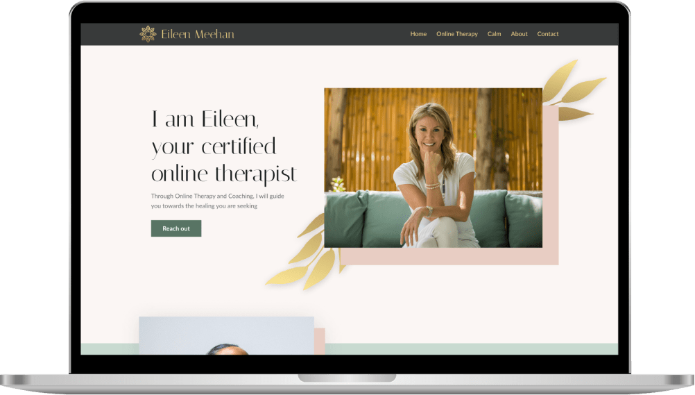 Therapy with Eileen website design
